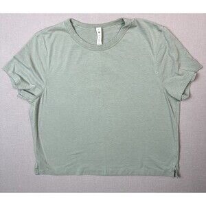 Lululemon All Yours T Shirt Women’s Sage Green 8 Athletic  Gym Outdoors Hiking
